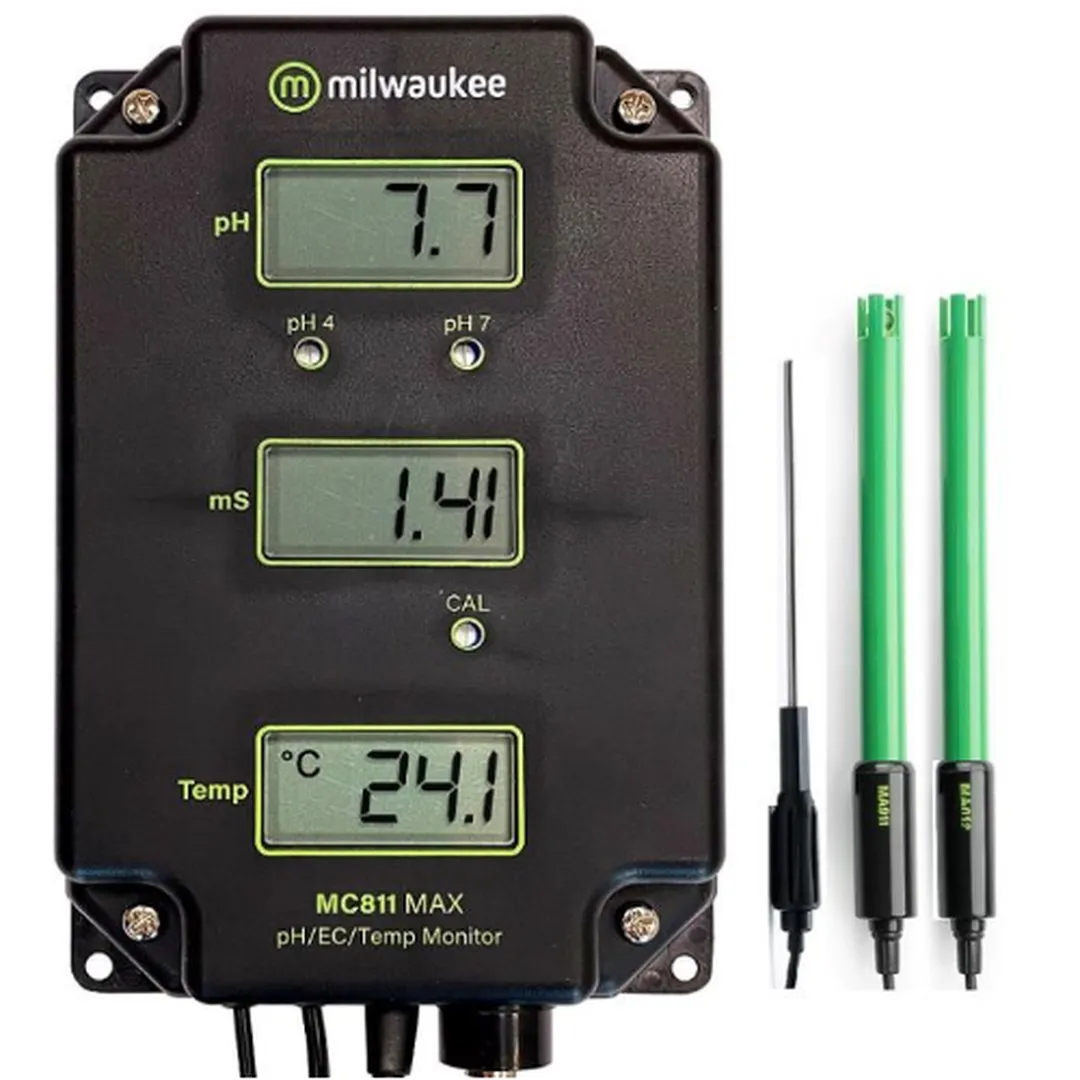 Monitor continuo de pH, EC y temperatura MC811 - Milwaukee