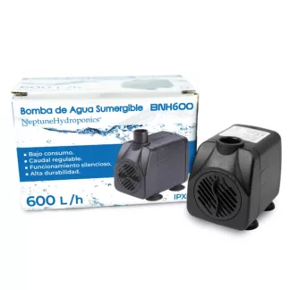 Bomba sumergible 600 l/h 10 W IPX8 para hidroponía - Neptune