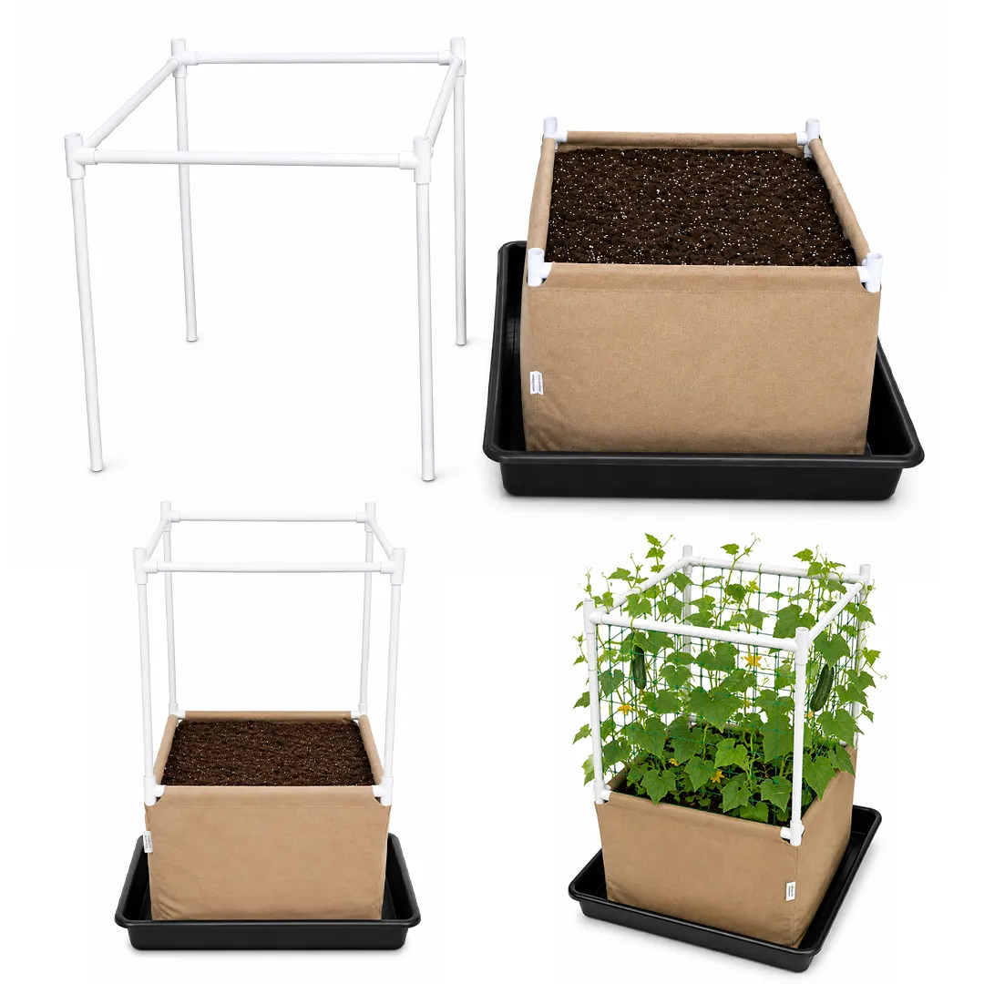 Estructura XYZ HoldNet 60 cm para camas textiles Grow Bed - Neptune — vista 3