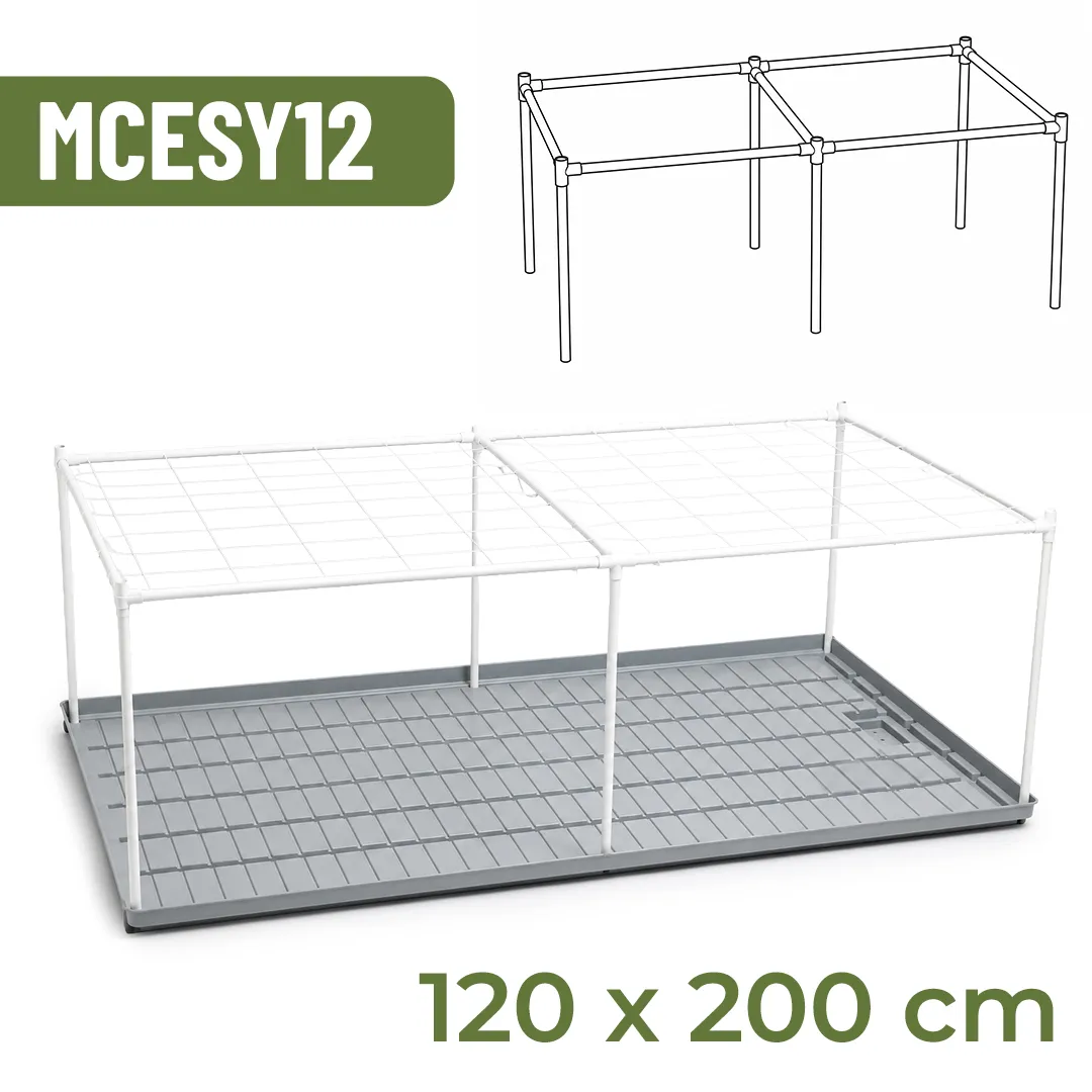 Estructura XYZ HoldNet para mesa de 120 x 200 cm - Neptune Hydroponics