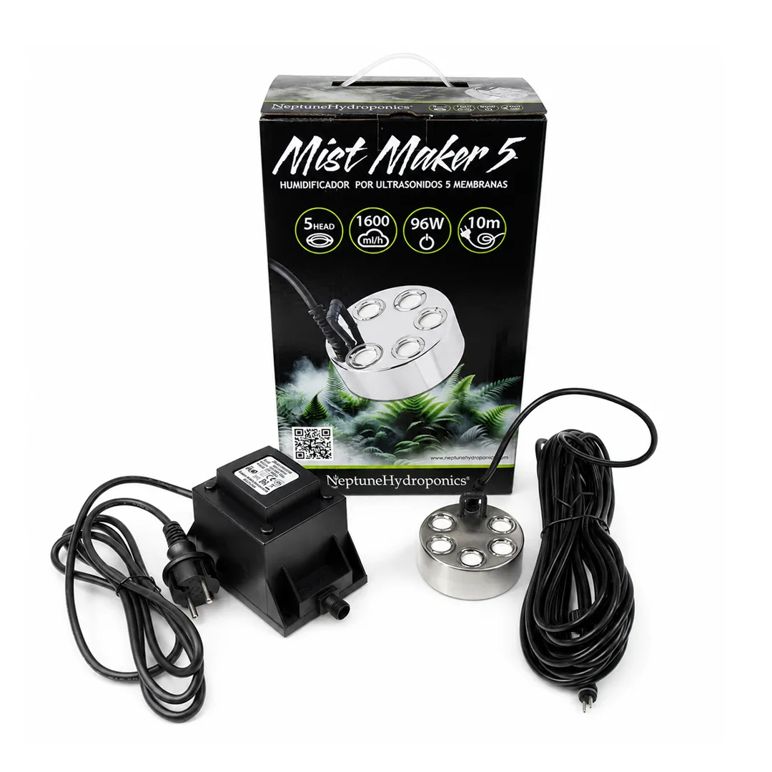 Humidificador ultrasónico 5 membranas con transformador - Neptune