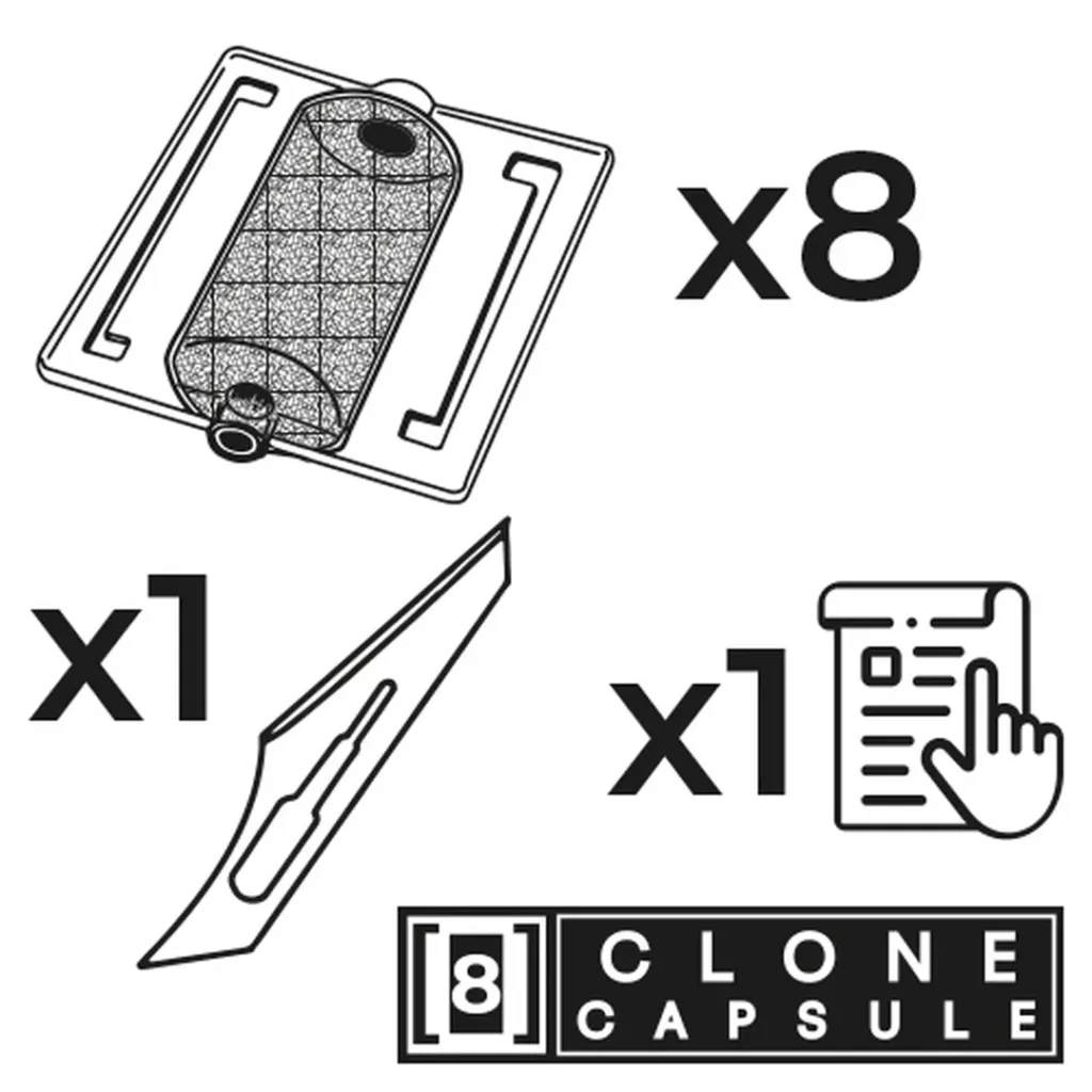 Clone Capsule cápsulas para acodo aéreo, pack de 8 - Rootec — vista 3