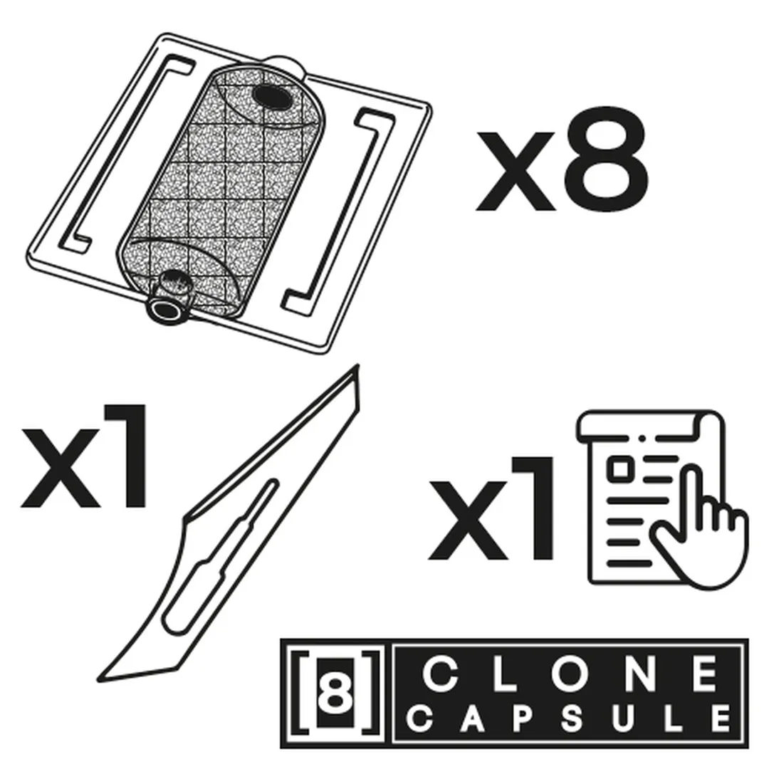 Clone Capsule cápsulas para acodo aéreo, pack de 8 - Rootec — vista 3