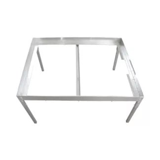 Soporte de acero para mesa de cultivo 110 x 63 cm, 43-45 cm de alto
