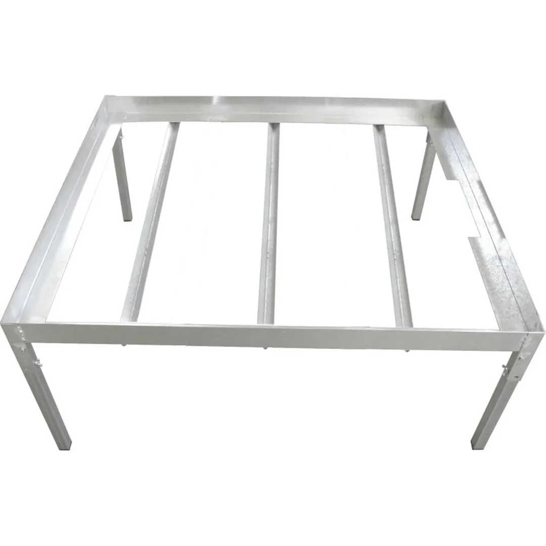 Soporte de acero para mesa de cultivo 160 x 160 cm, 43-45 cm de alto