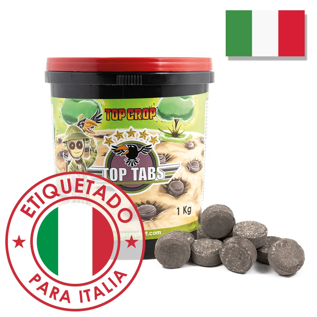 ITALIA Top Tabs abono en pastillas, 1 kg con 100 uds - Top Crop