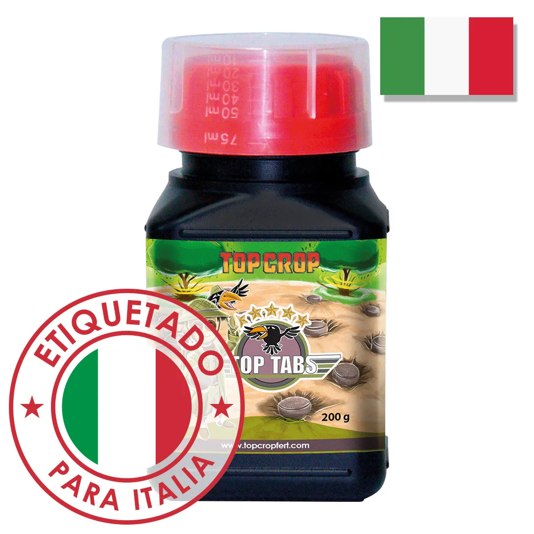 ITALIA Top Tabs abono en pastillas, 200 g con 20 uds - Top Crop