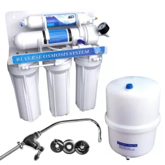 Filtro de ósmosis inversa 5 etapas 190 l/día con depósito - WasserTech