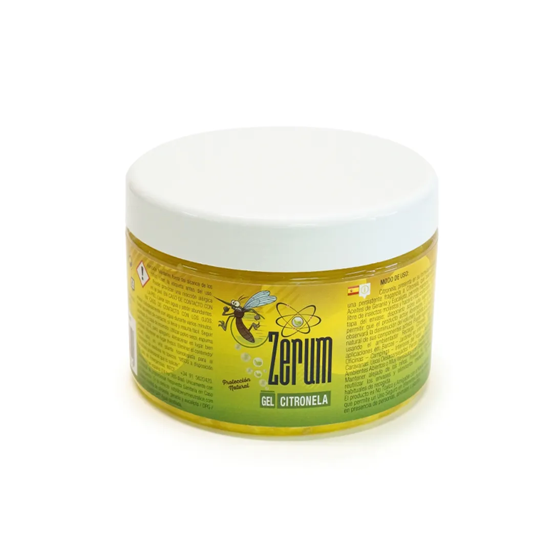 Gel ZerumPro Citronella de 400 gr antiolores - Zerum