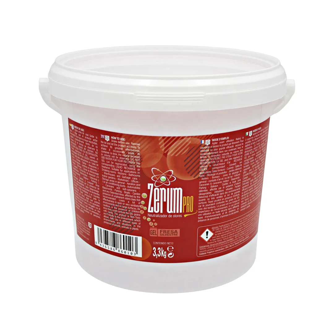 Gel ZerumPro Fresa Silvestre de 3,3 Kg antiolores - Zerum