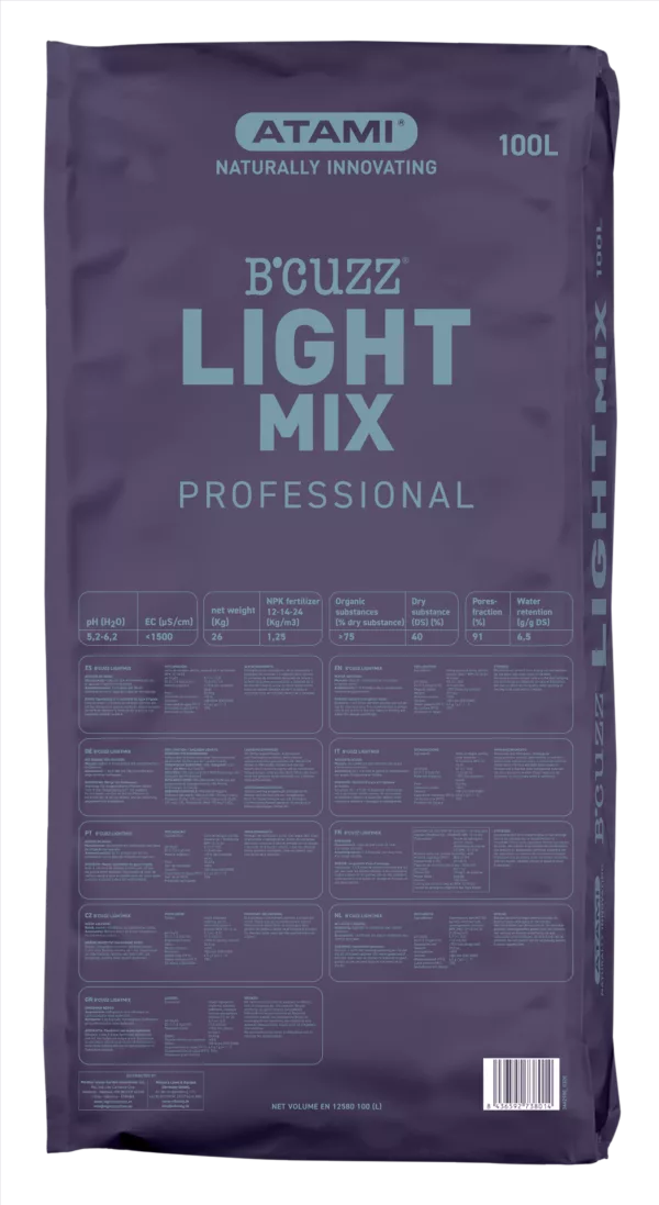 Sustrato B'Cuzz LighMix Professional 100 L Atami