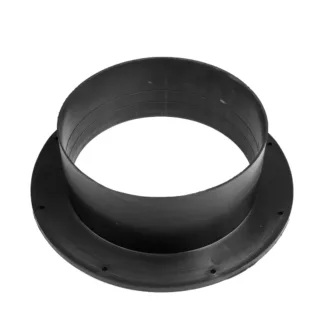 Corona de plástico para conductos de ventilación